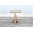 Sunny Designs Wheat Wood Roud Chair Side Table