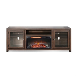 Sunny Designs 72&quot Media Console with Electric Fireplace