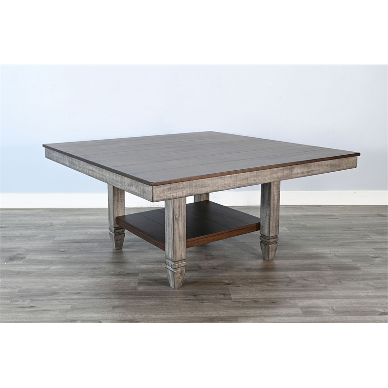 Sunny Designs Wendy Square Two Tone Gray Dining Table