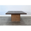 Sunny Designs Modern Square Dining Table with Built-in Storage