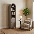 Sunny Designs Arched Grey Cabinet Storage