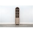 Sunny Designs Arched Grey Cabinet Storage