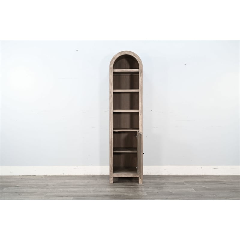 Sunny Designs Arched Grey Cabinet Storage