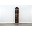 Sunny Designs Arched Grey Cabinet Storage