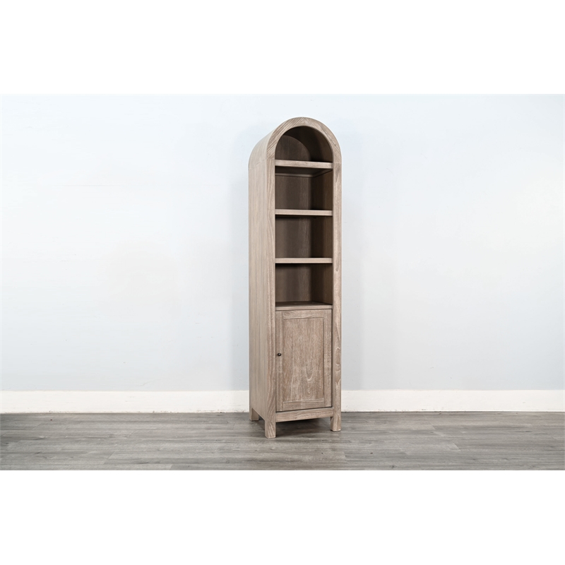 Sunny Designs Arched Grey Cabinet Storage