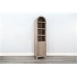 Sunny Designs Arched Grey Cabinet Storage