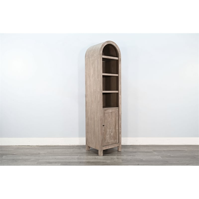 Sunny Designs Arched Grey Cabinet Storage