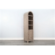 Sunny Designs Arched Grey Cabinet Storage