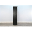 Sunny Designs Elena Tall Wood Cabinet with Arched Glass Doors