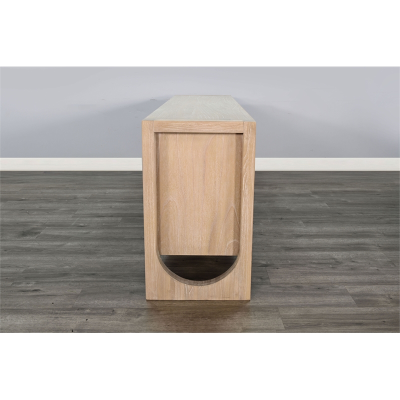 Sunny Designs Liz Arched Leg Natural Oak Buffet
