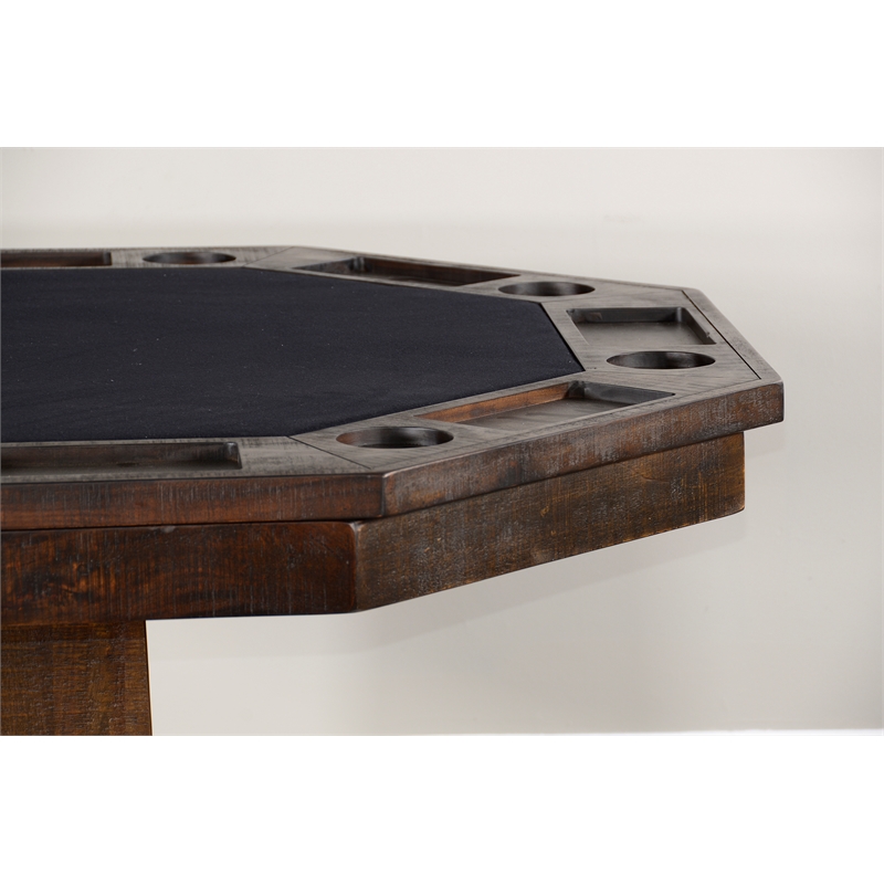 Sunny Designs 5-Piece Reversible Game and Dining Poker Table Set