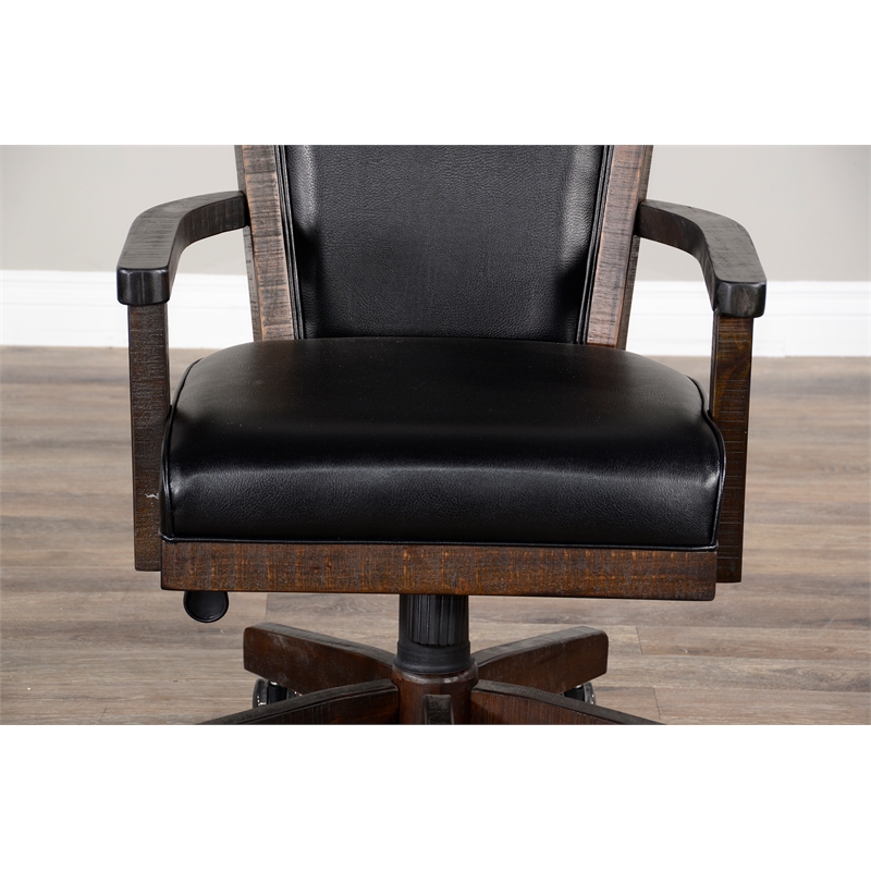 Sunny Designs 5-Piece Reversible Game and Dining Poker Table Set