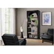 Sunny Designs Tall Arched Wood Bookshelf with Open Shelving