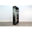 Sunny Designs Tall Arched Wood Bookshelf with Open Shelving