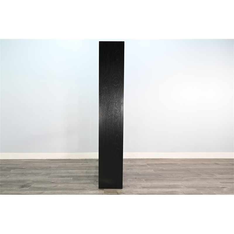 Sunny Designs Tall Arched Wood Bookshelf with Open Shelving