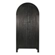 Sunny Designs Black Storage Arch Cabinet
