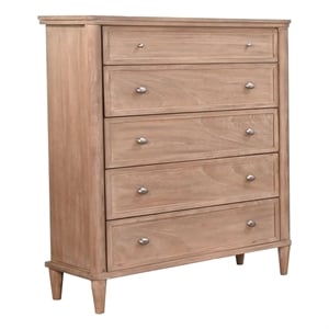 Sunny Designs 5-Drawer Chest with Tapered Legs