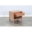 Sunny Designs Mid-Century Modern Cane Nightstand