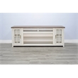 Sunny Designs 76-Inch Modern Farmhouse TV Stand