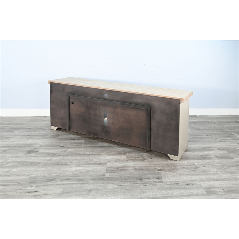 Sunny Designs Modern Farmhouse TV Stand with Storage Cabinets
