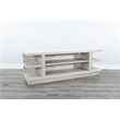 Sunny Designs Modern Gray Open Shelf Media Console
