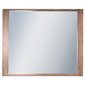 Sunny Designs Solid Wood Frame Bedroom Mirror in Buckskin
