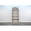 Sunny Designs Tall Arched Wood Bookshelf with Open Shelving