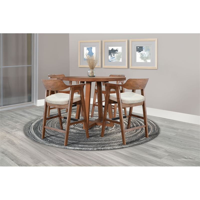 sunny designs mia round counter height table