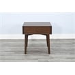 Sunny Designs Mid-Century Modern Walnut Nightstand