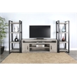 Sunny Designs Grey Entertainment Console and Piers