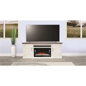 Sunny Designs 72&quot Media Console with Electric Fireplace
