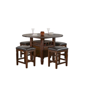 Sunny Designs 54&quot Round Counter Height Dining Set