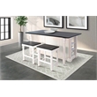 Sunny Designs Carriage House Kitchen Island Set with 13
