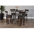 Sunny Designs Solid Wood 5-Piece Counter Height Dining Set