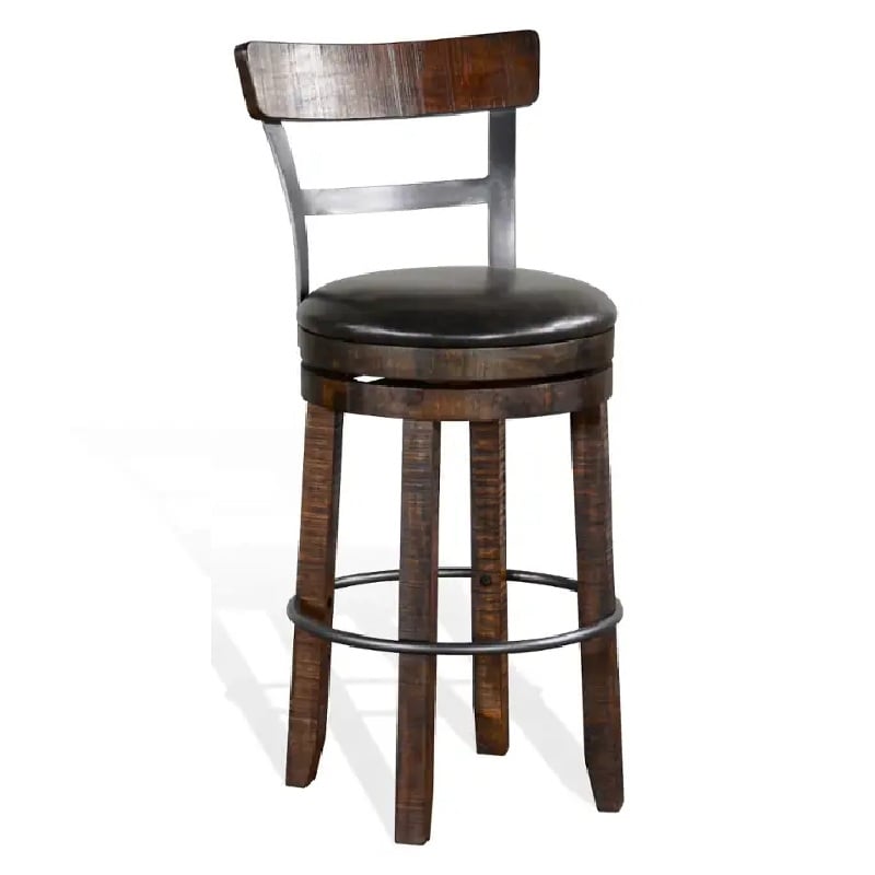 Sunny Designs Solid Wood/Metal Frame 5-Piece Pub Set