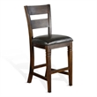Sunny Designs Solid Wood/Metal Frame 3-Piece Pub Set
