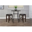 Sunny Designs Solid Wood/Metal Frame 3-Piece Pub Set