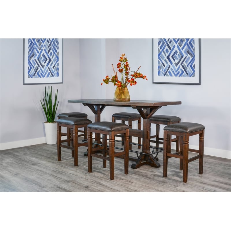 Sunny Designs Homestead Rectangular Pub Table Set