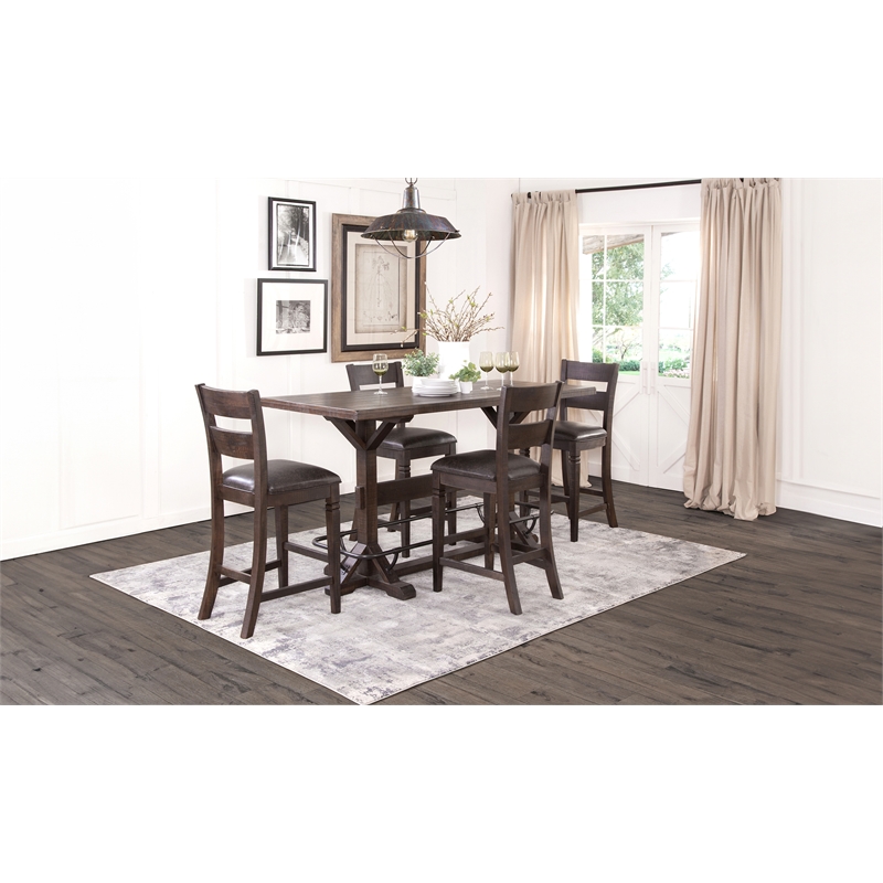 Sunny Designs Homestead Rectangular Pub Table Set