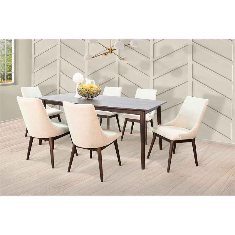 Sunny Designs Mid-century Wood Dining Set