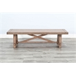 Sunny Designs Farmhouse 6-Piece Wood Extension Dining Set in Desert Rock