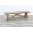 Sunny Designs Farmhouse 6-Piece Wood Extension Dining Set in Desert Rock