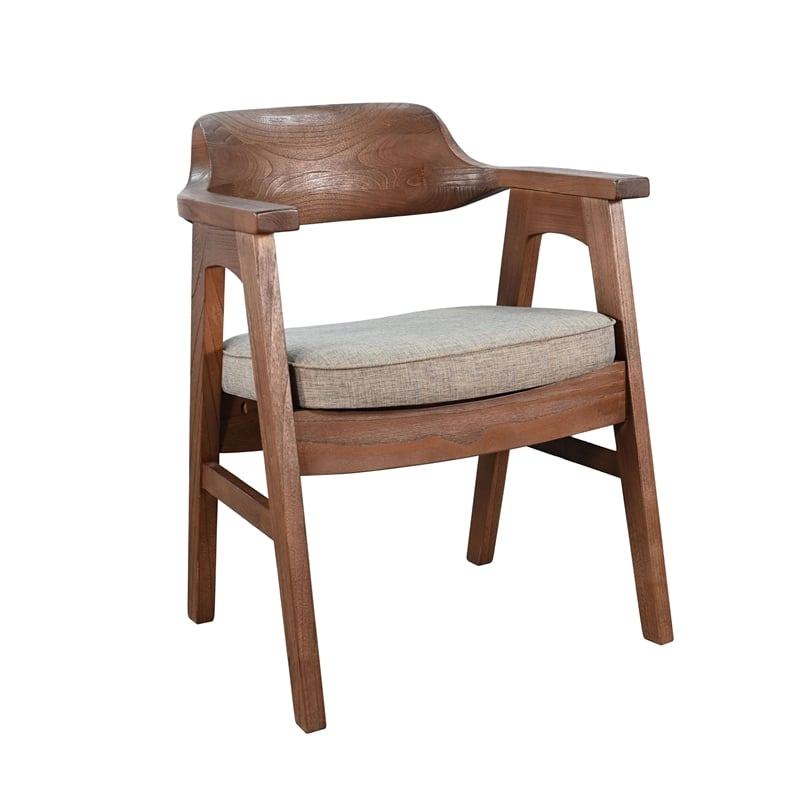 Sunny Designs Mia 5-Piece Round Solid Wood Dining Set in Cinder Finish