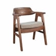 Sunny Designs Mia 5-Piece Round Solid Wood Dining Set in Cinder Finish