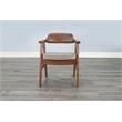 Sunny Designs Mia 5-Piece Round Solid Wood Dining Set in Cinder Finish