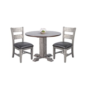 Sunny Designs Drop Leaf Round Dining Set