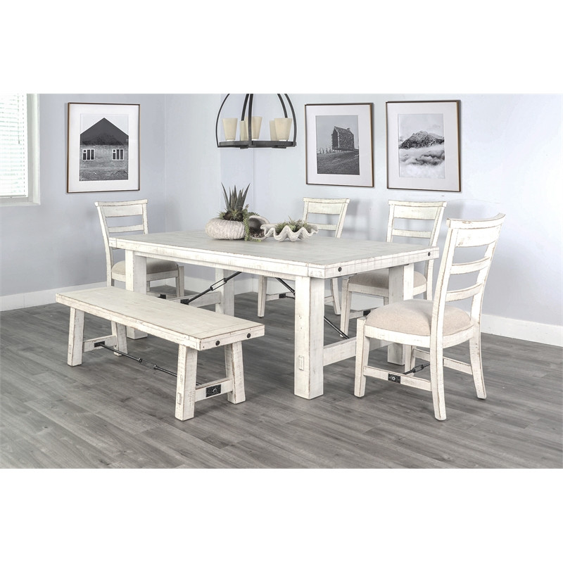 Sunny Designs Extension Wood Dining Table Set