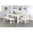 Sunny Designs Extension Wood Dining Table Set
