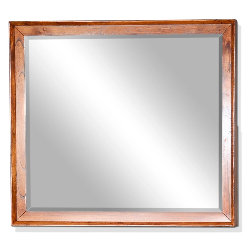 Sunny Designs American Solid Wood 6-Drawers Bedroom Dresser and Mirror Set