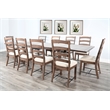 Sunny Designs Yellowstone Folding Leaf Extension Dining Set